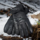 Рукавички зимові шкіряні Black L