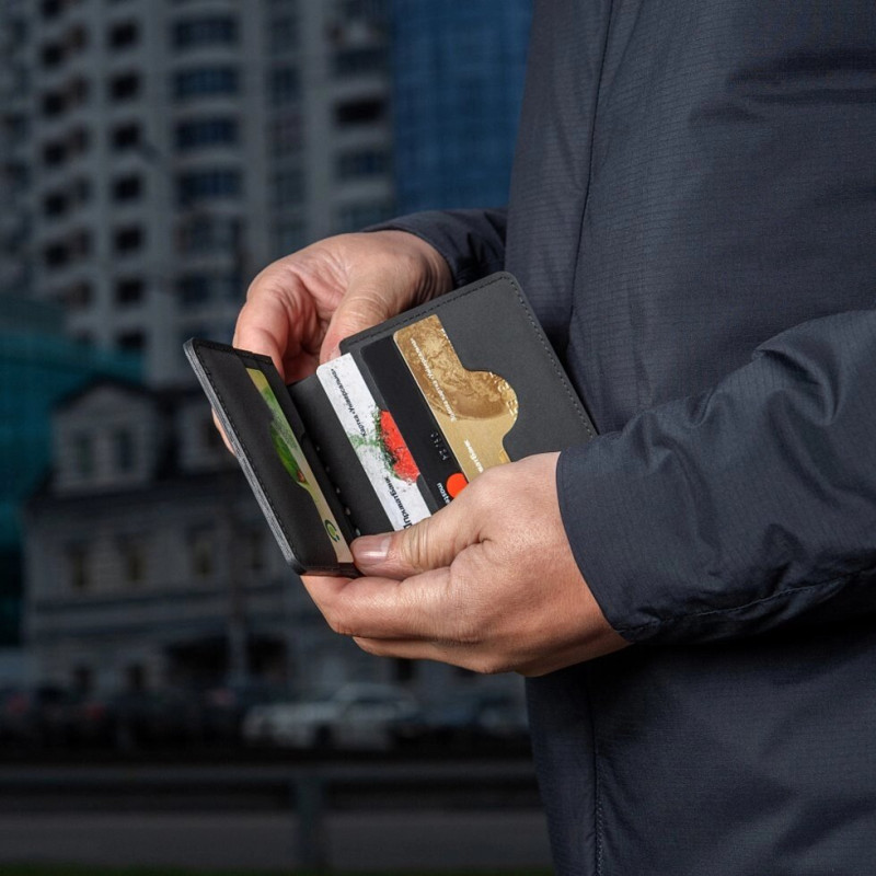 Гаманець Slim Elite Black
