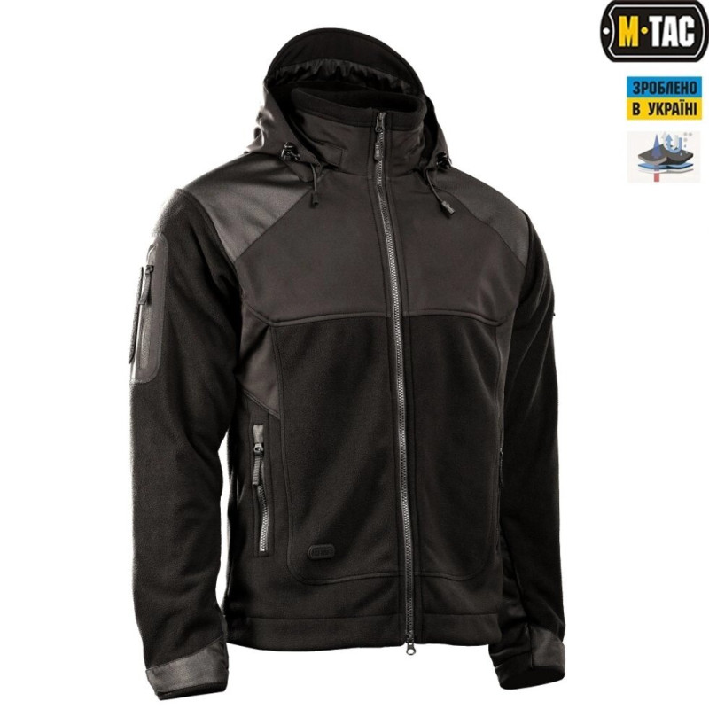 M-TAC КУРТКА NORMAN WINDBLOCK FLEECE BLACK M