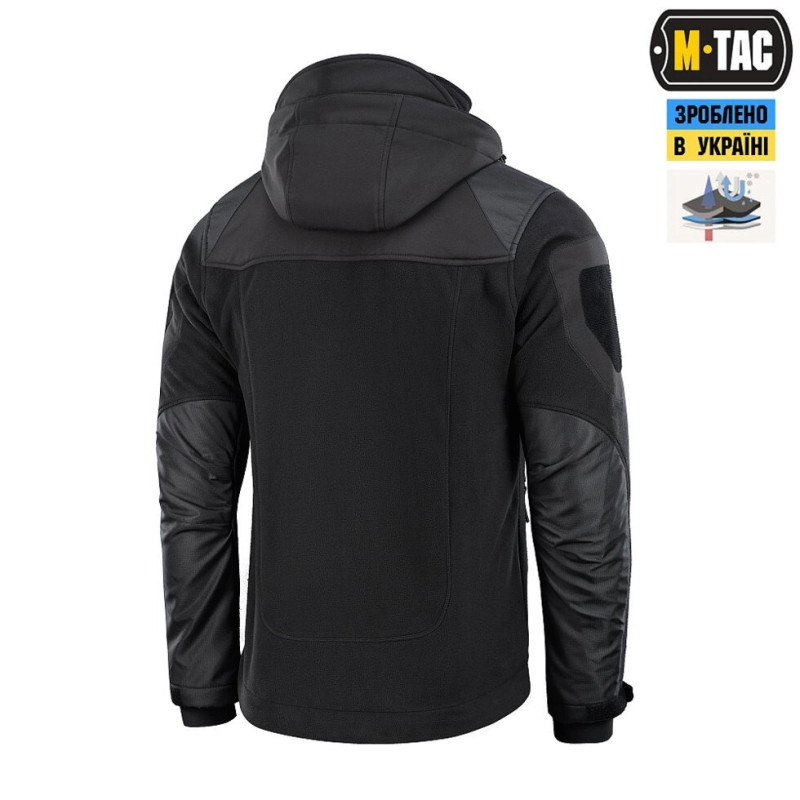 M-TAC КУРТКА NORMAN WINDBLOCK FLEECE BLACK L