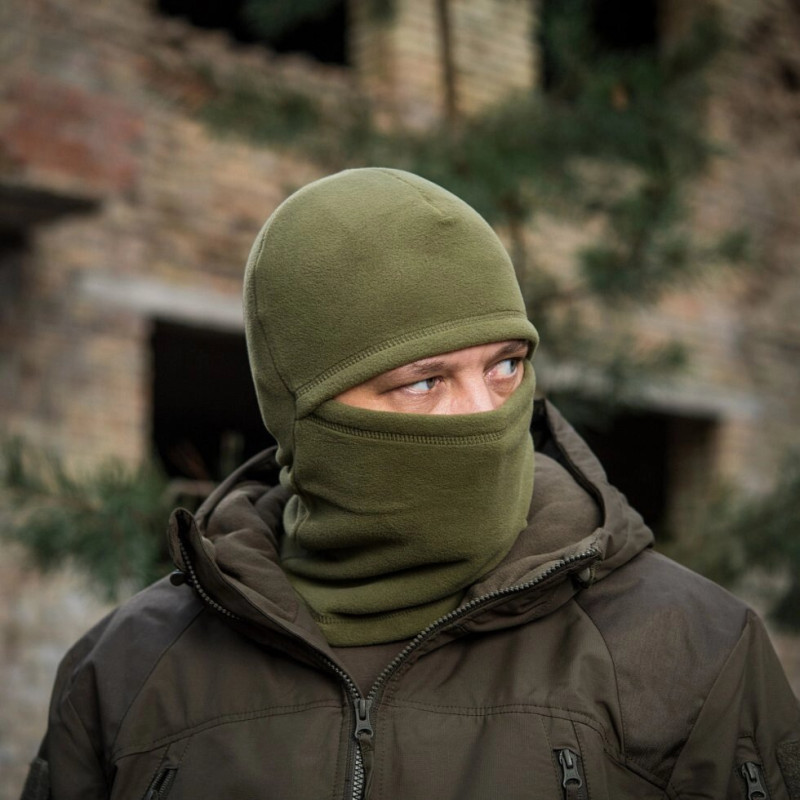 Балаклава-Ніндзя Premium Фліс (250г / м2) Army Oli