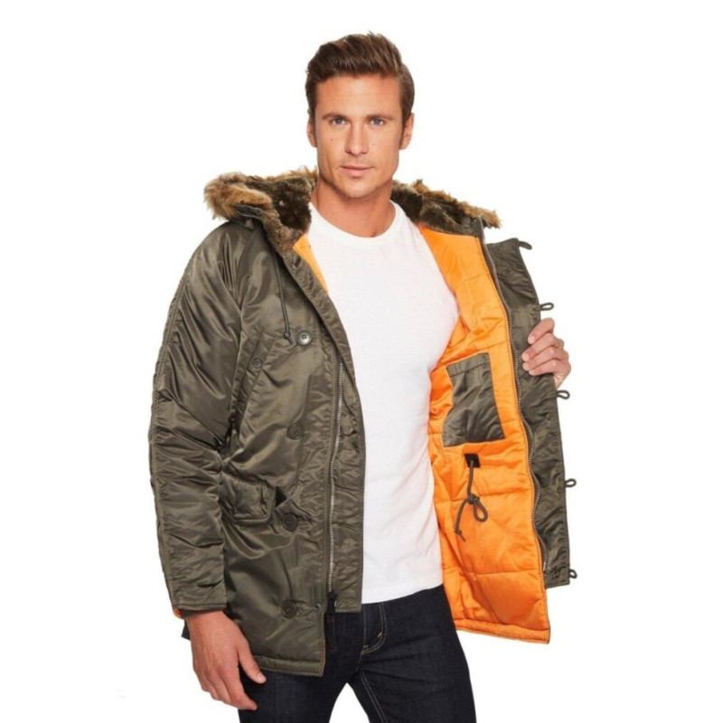 Куртка Аляска Slim Fit N-3B Olive S