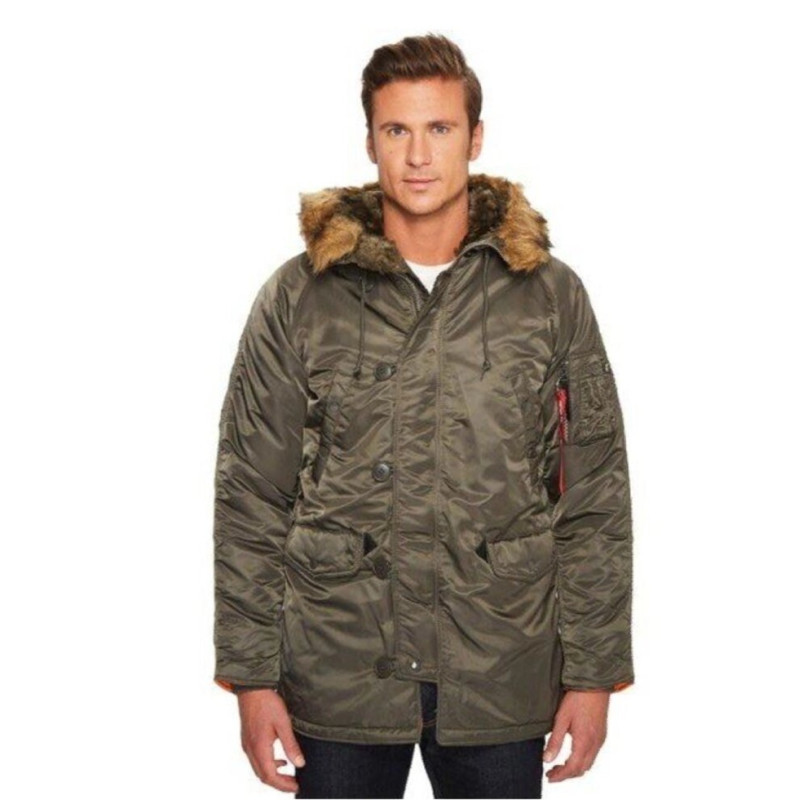 Куртка Аляска Slim Fit N-3B Olive S