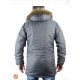 Куртка Аляска Slim Fit N-3B Gray L