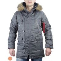 Куртка Аляска Slim Fit N-3B Gray XL