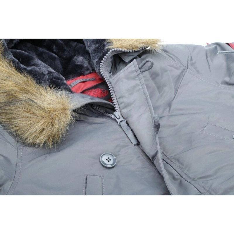 Куртка Аляска Slim Fit N-3B Gray XXL