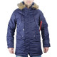 Куртка Аляска Slim Fit N-3B Navy S