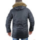 Куртка Аляска Slim Fit N-3B Black поліестер M