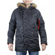 Куртка Аляска Slim Fit N-3B Black поліестер M