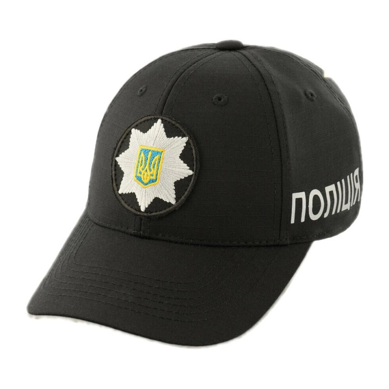 M-Tac бейсболка Поліція Elite Flex рип-стоп Black L-XL
