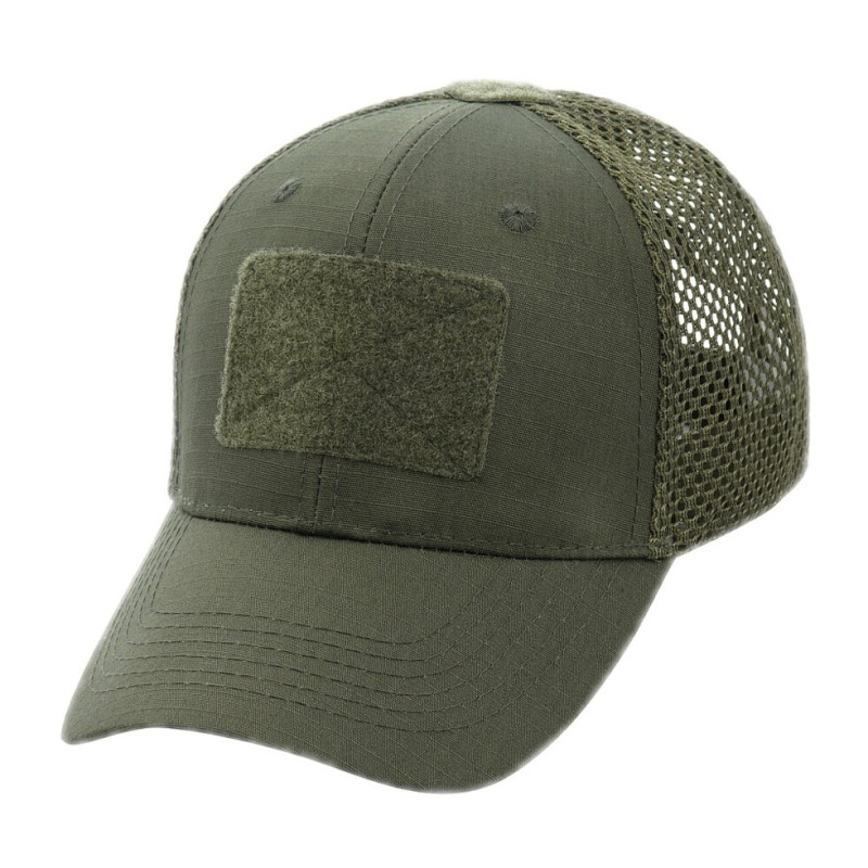Бейсболка з липучками та сіткою Flex ріп-стоп Army Olive від М-Тас S / M