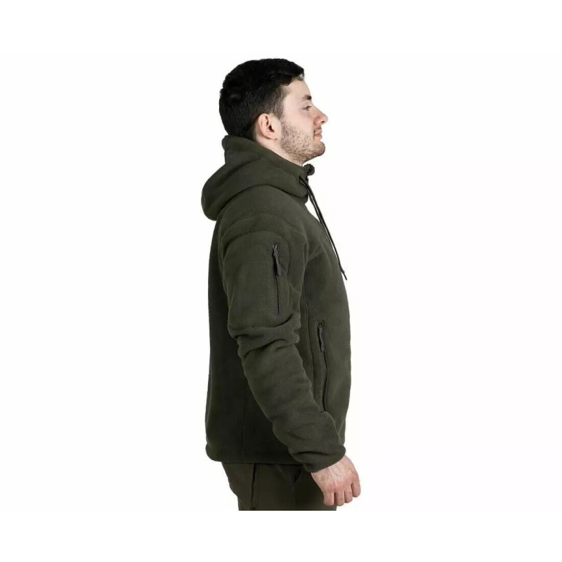 Флісова кофта з капюшоном Viking olive XL