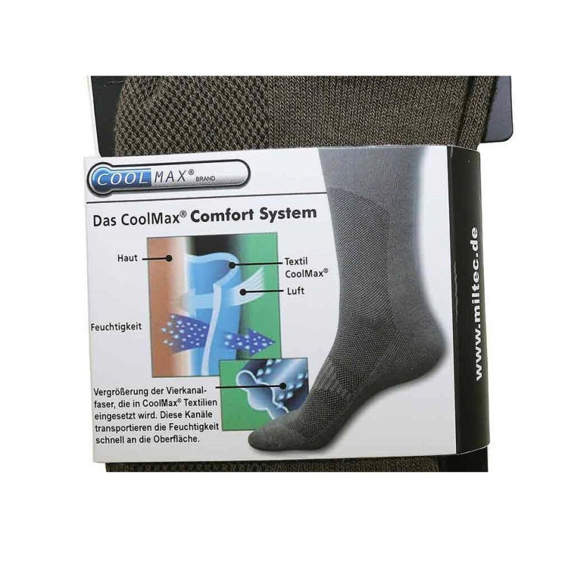 Шкарпетки Coolmax Mil-Tec Olive 44-45