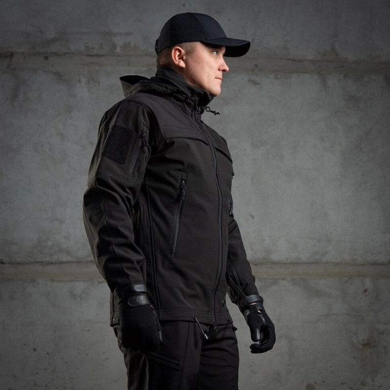 КУРТКА М-Тас SOFT SHELL POLICE BLACK M