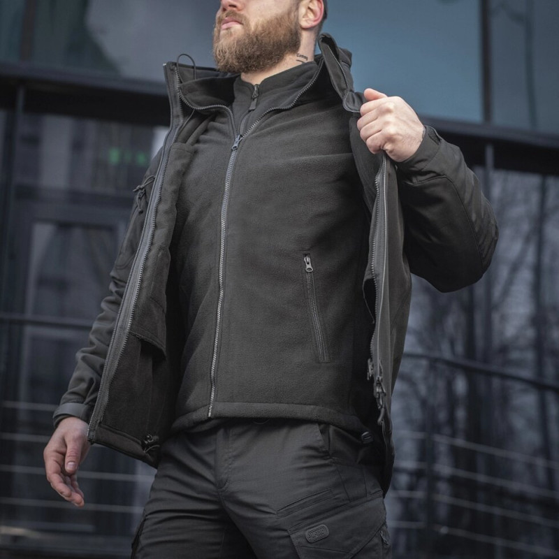 M-TAC КУРТКА SOFT SHELL З ПІДСТІБКОЮ BLACK M