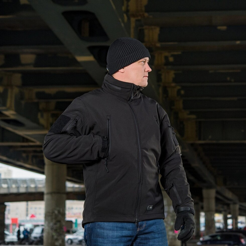 M-TAC КУРТКА SOFT SHELL З ПІДСТІБКОЮ BLACK M