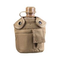 Mil-Tec Фляга пластикова US Canteen з кришкою та чашкою - Coyote