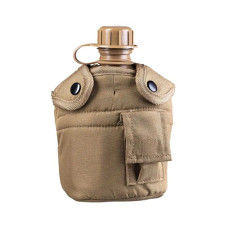 Mil-Tec Фляга пластикова US Canteen з кришкою та чашкою - Coyote