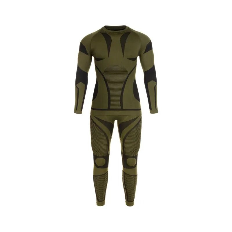 Термоактивна білизна Mil-Tec 4-Way Stretch Performance Olive S-M