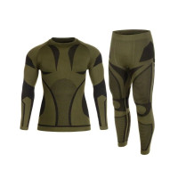 Термоактивна білизна Mil-Tec 4-Way Stretch Performance Olive L-XL