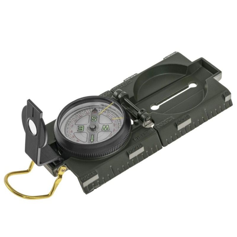 Компас Mil-Tec US Metal з підсвічуванням - Olive