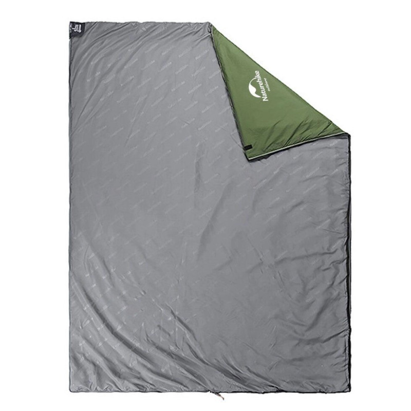 Спальник надлегкий Naturehike LW180 правий, M (15°C), темно-зелений