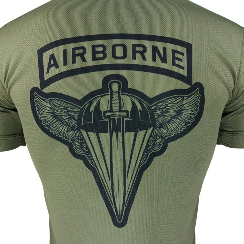 Футболка AIRBORNE FORCES OF UKRAINE | KRAMATAN Tactical Design Olive M