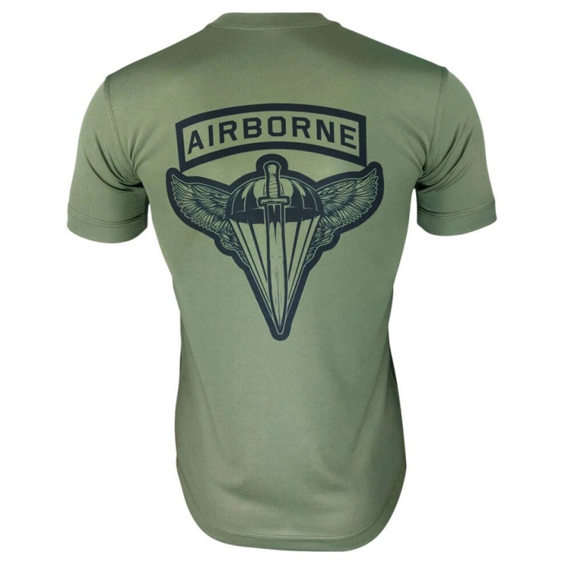 Футболка AIRBORNE FORCES OF UKRAINE | KRAMATAN Tactical Design Койот S