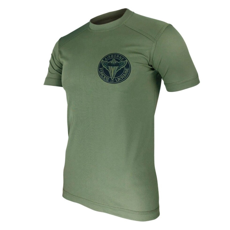 Футболка AIRBORNE FORCES OF UKRAINE | KRAMATAN Tactical Design Койот S