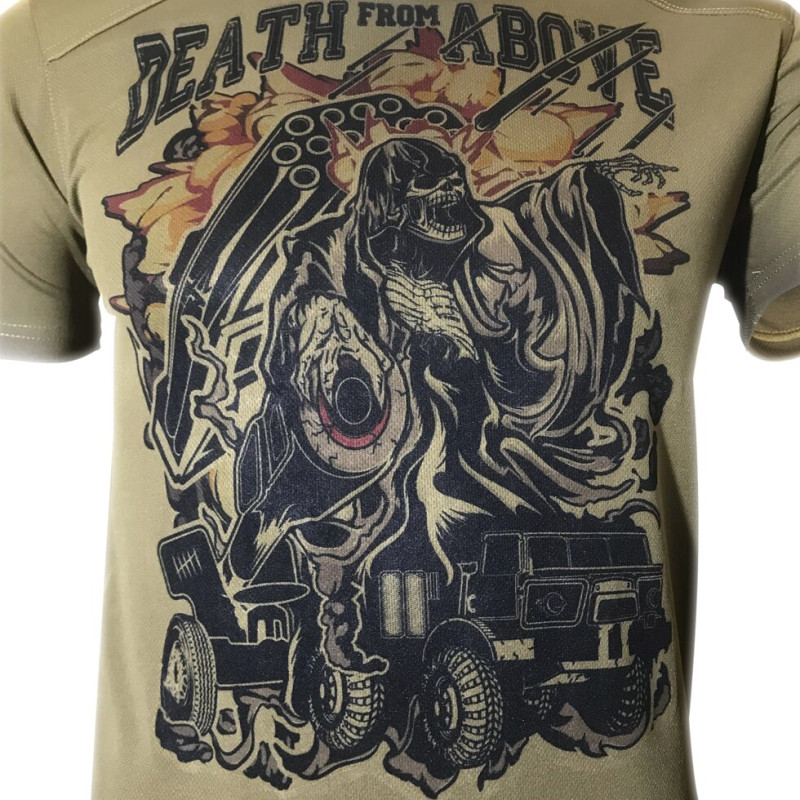 Футболка DEATH from ABOVE | АРТА | KRAMATAN Tactical Design XXL Coyote