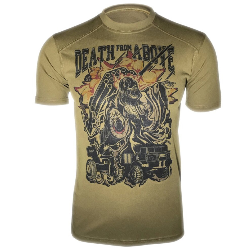 Футболка DEATH from ABOVE | АРТА | KRAMATAN Tactical Design M оливковий