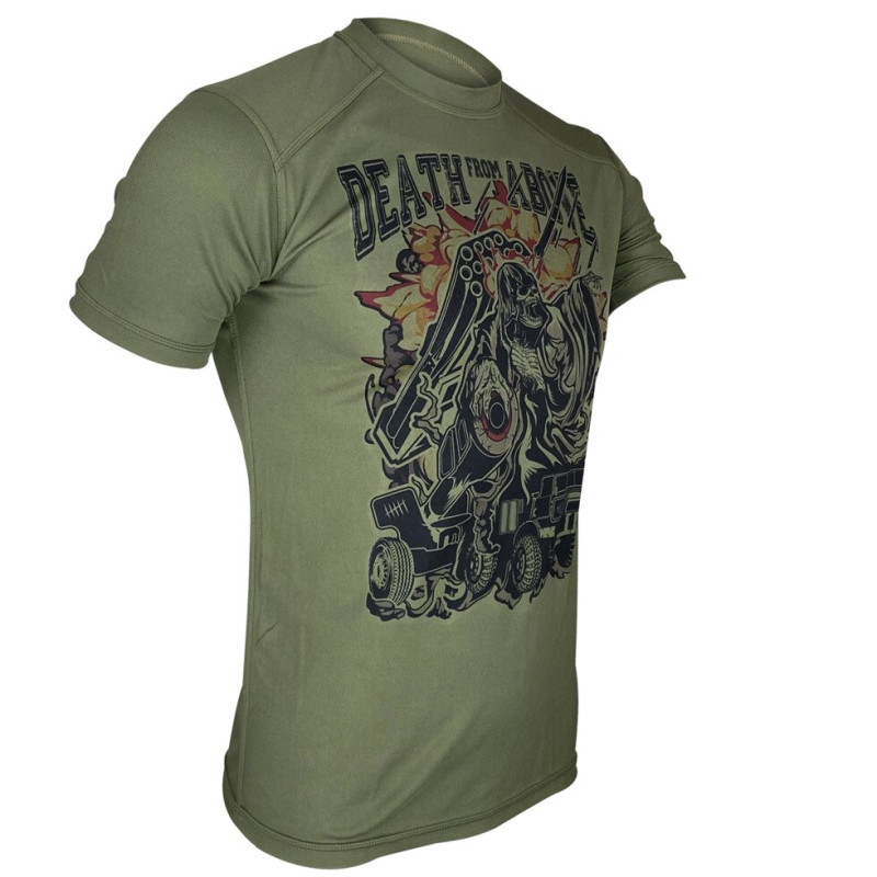 Футболка DEATH from ABOVE | АРТА | KRAMATAN Tactical Design M оливковий