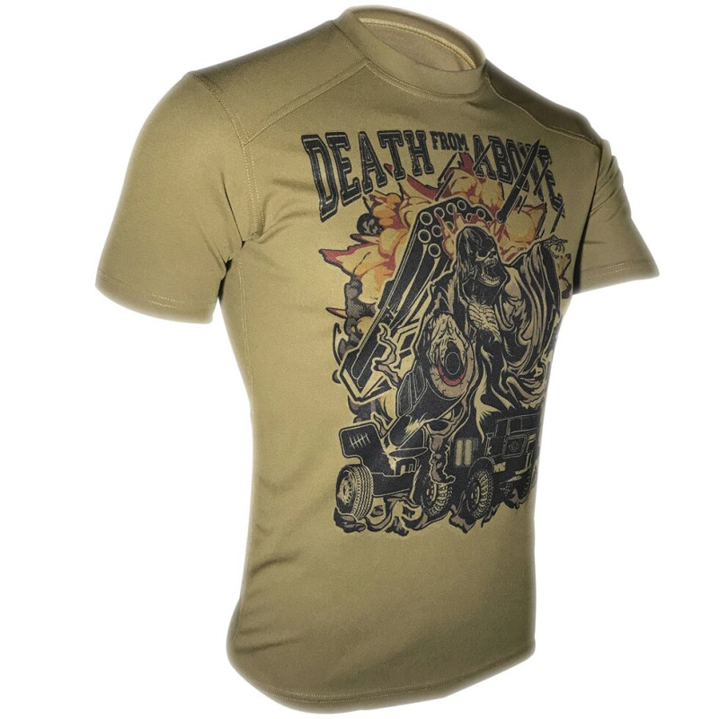 Футболка DEATH from ABOVE | АРТА | KRAMATAN Tactical Design XXL оливковий