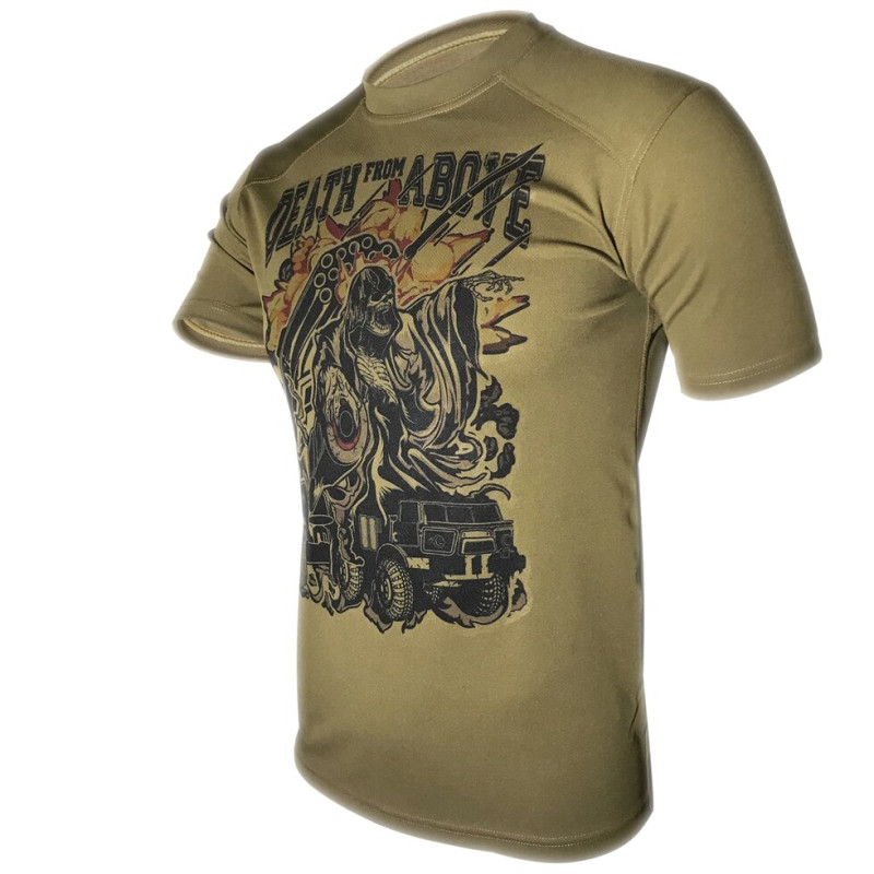 Футболка DEATH from ABOVE | АРТА | KRAMATAN Tactical Design XXL оливковий