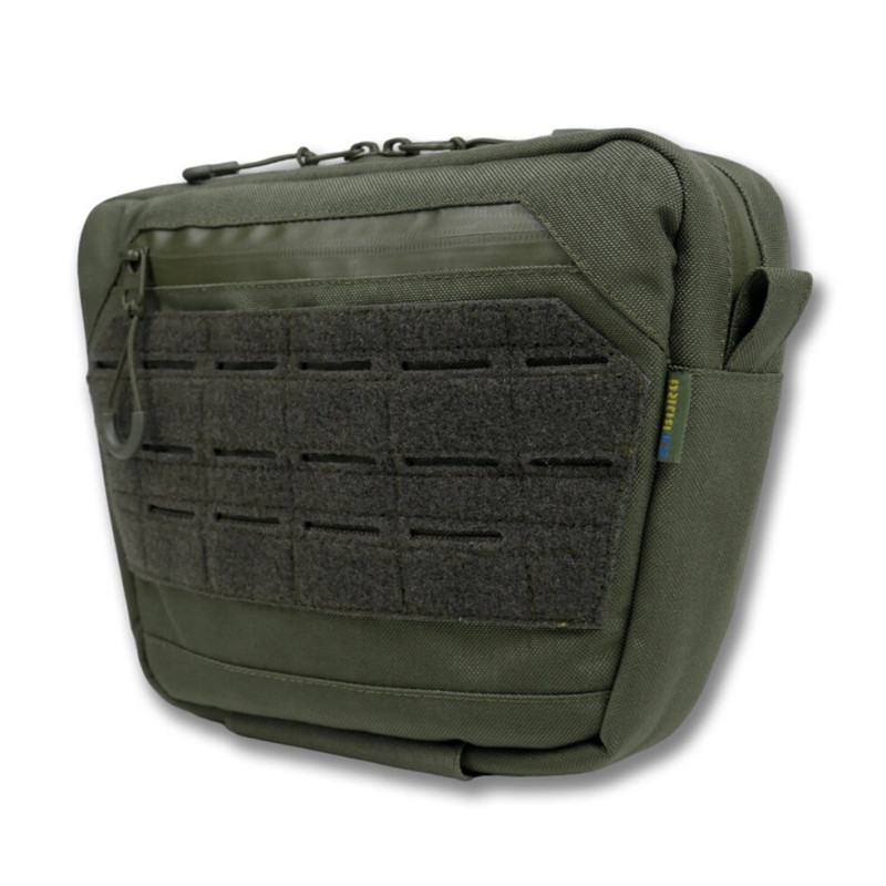 Сумка-напашник XL з балістичним пакетом 1 клас захисту Kiborg GU Сordura Khaki