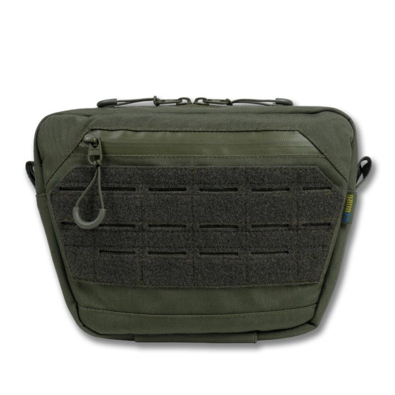 Сумка-напашник XL з балістичним пакетом 1 клас захисту Kiborg GU Сordura Khaki