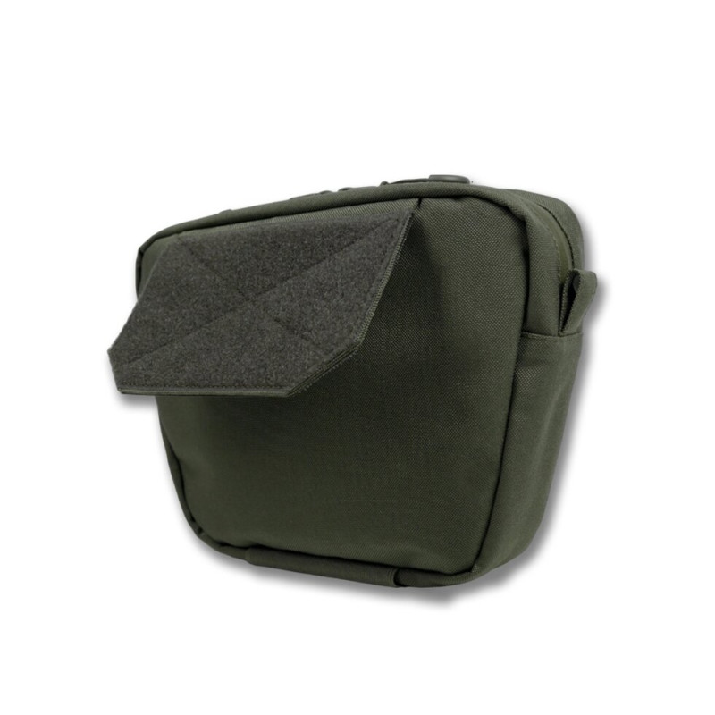 Сумка-напашник XL з балістичним пакетом 1 клас захисту Kiborg GU Сordura Khaki