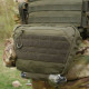 Сумка-напашник XL з балістичним пакетом 1 клас захисту Kiborg GU Сordura Khaki