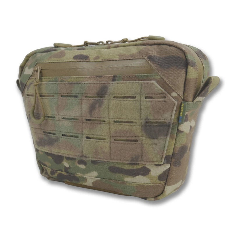 Сумка-напашник XL з балістичним пакетом 1 клас захисту Kiborg GU Сordura Multicam