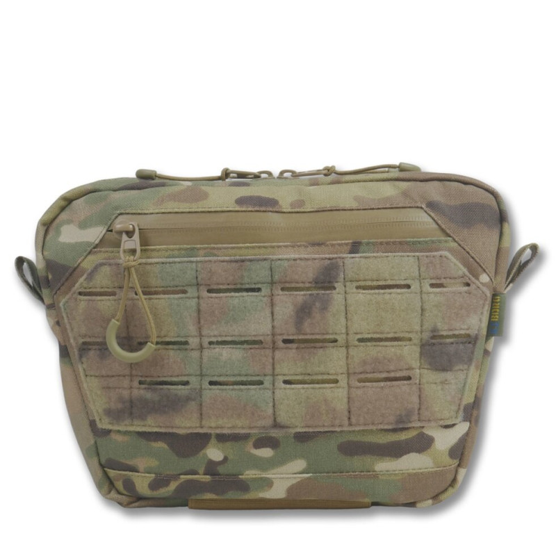 Сумка-напашник XL з балістичним пакетом 1 клас захисту Kiborg GU Сordura Multicam