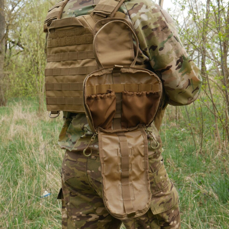 Підсумок-аптечка (швидкий скид) Kiborg GU Cordura Coyote