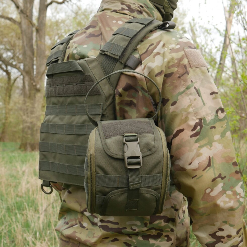 Підсумок-аптечка (швидкий скид) Kiborg GU Cordura Khaki
