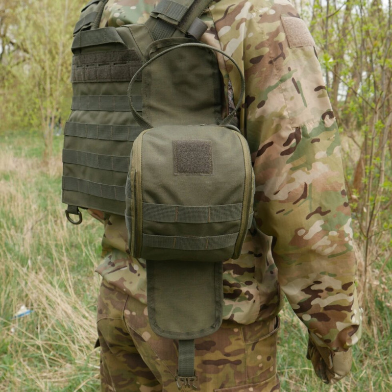 Підсумок-аптечка (швидкий скид) Kiborg GU Cordura Khaki