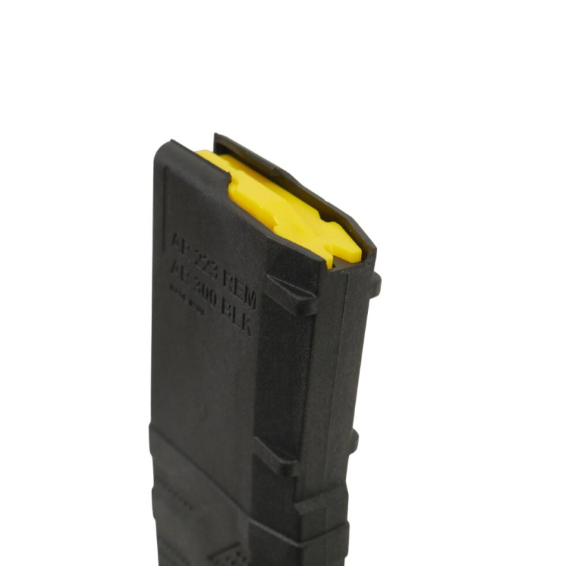 Магазин FireON АR 5.56х45,.223REM Чорний / Жовтий подавач