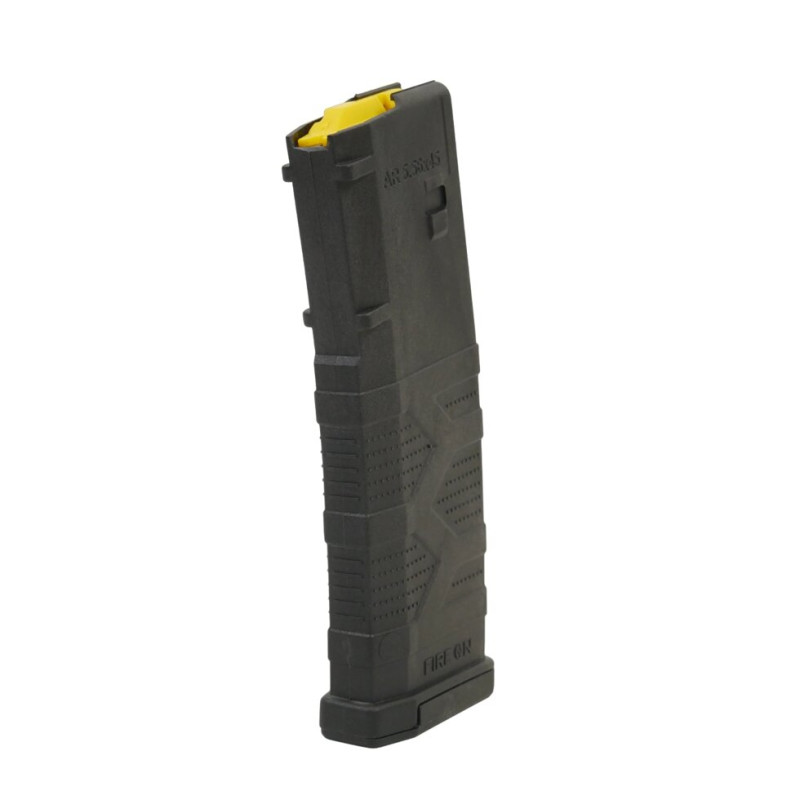 Магазин FireON АR 5.56х45,.223REM Чорний / Жовтий подавач