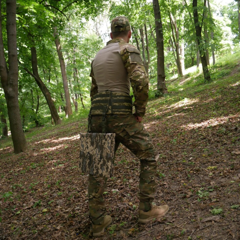Каремат п'ятиточка чотирьохсекційна Kiborg П-4 Оксфорд Піксель