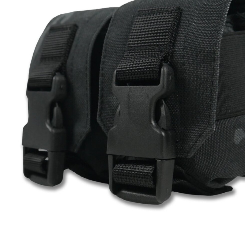 Тактичний підсумок під 2 гранати Kiborg GU Double Mag Pouch Dark Multicam