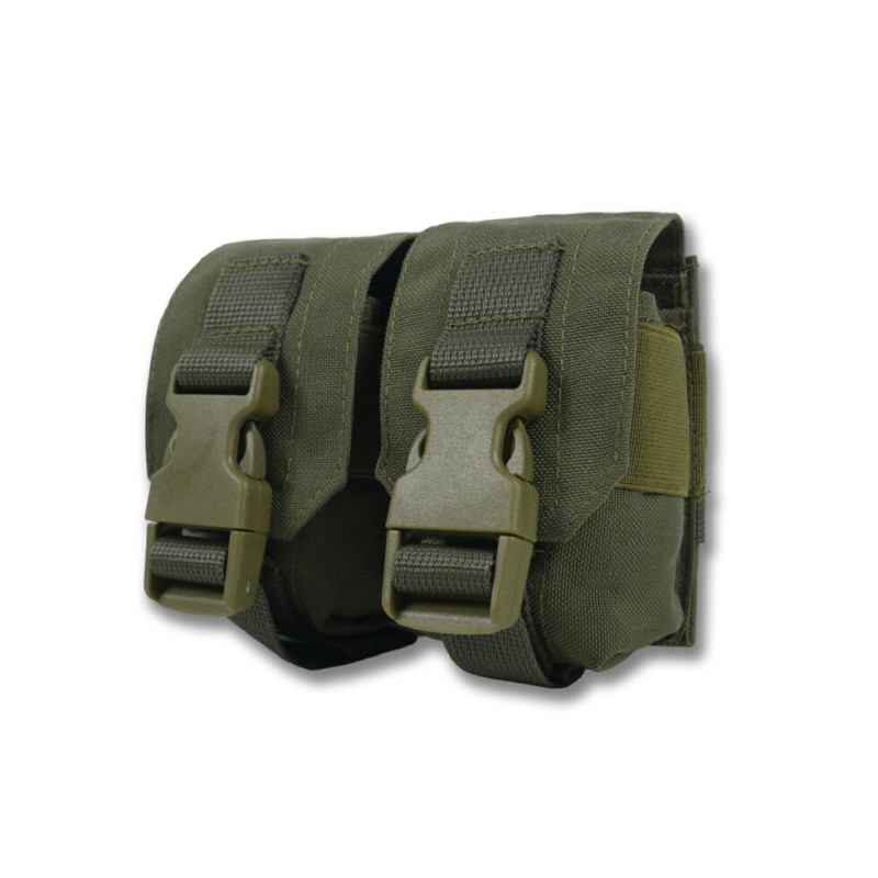 Тактичний підсумок під 2 гранати Kiborg GU Double Mag Pouch Khaki
