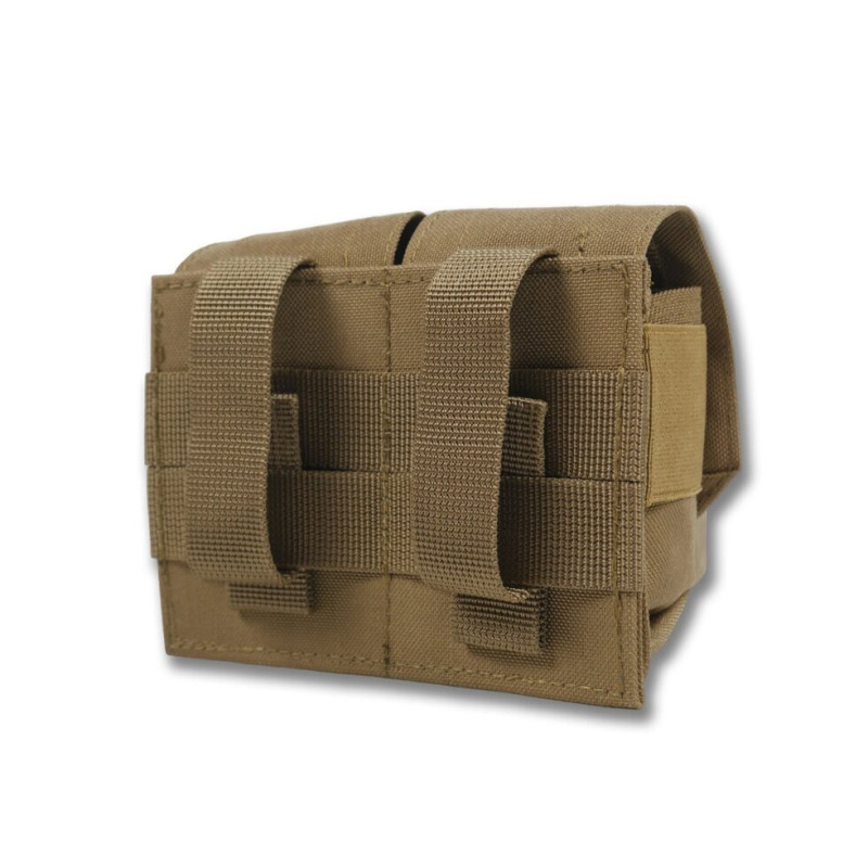 Тактичний підсумок під 2 гранати Kiborg GU Double Mag Pouch Coyote