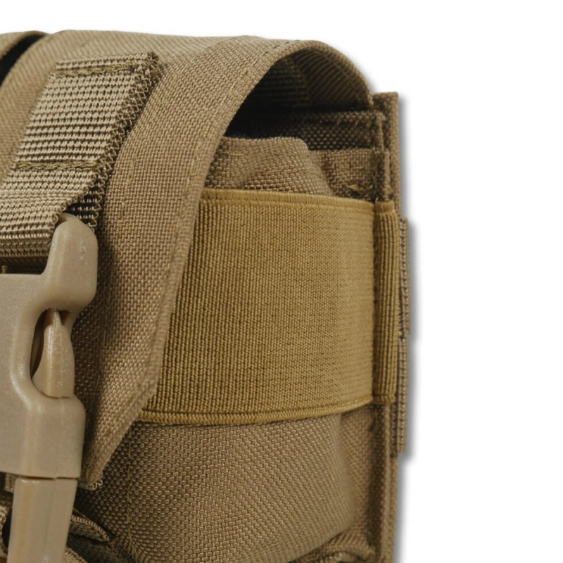 Тактичний підсумок під 2 гранати Kiborg GU Double Mag Pouch Coyote